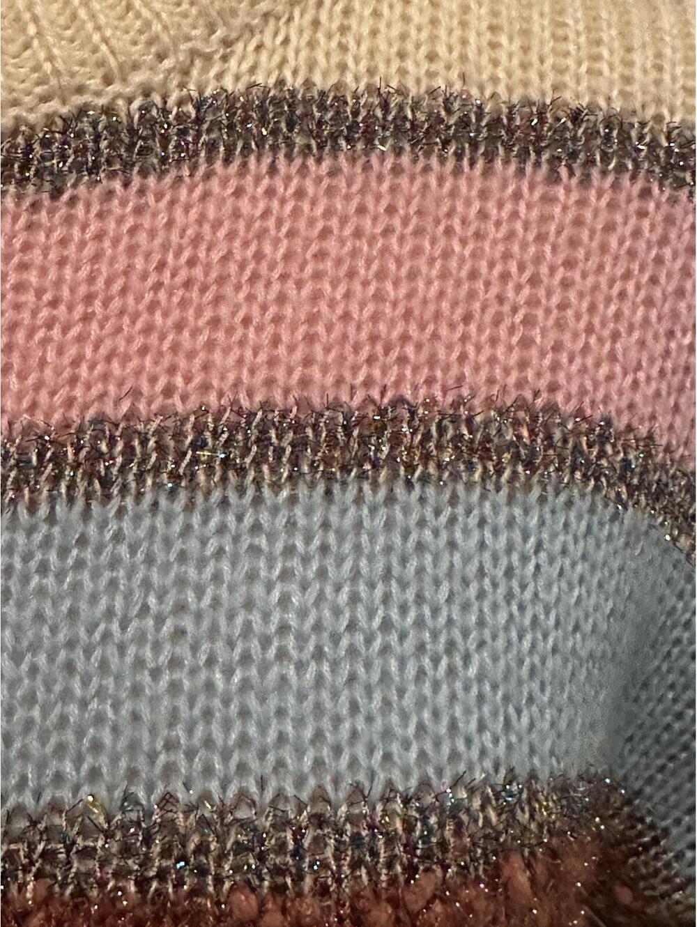 Cotton Emporium Striped Crew Neck Sweater Size XS - Picture 4 of 5